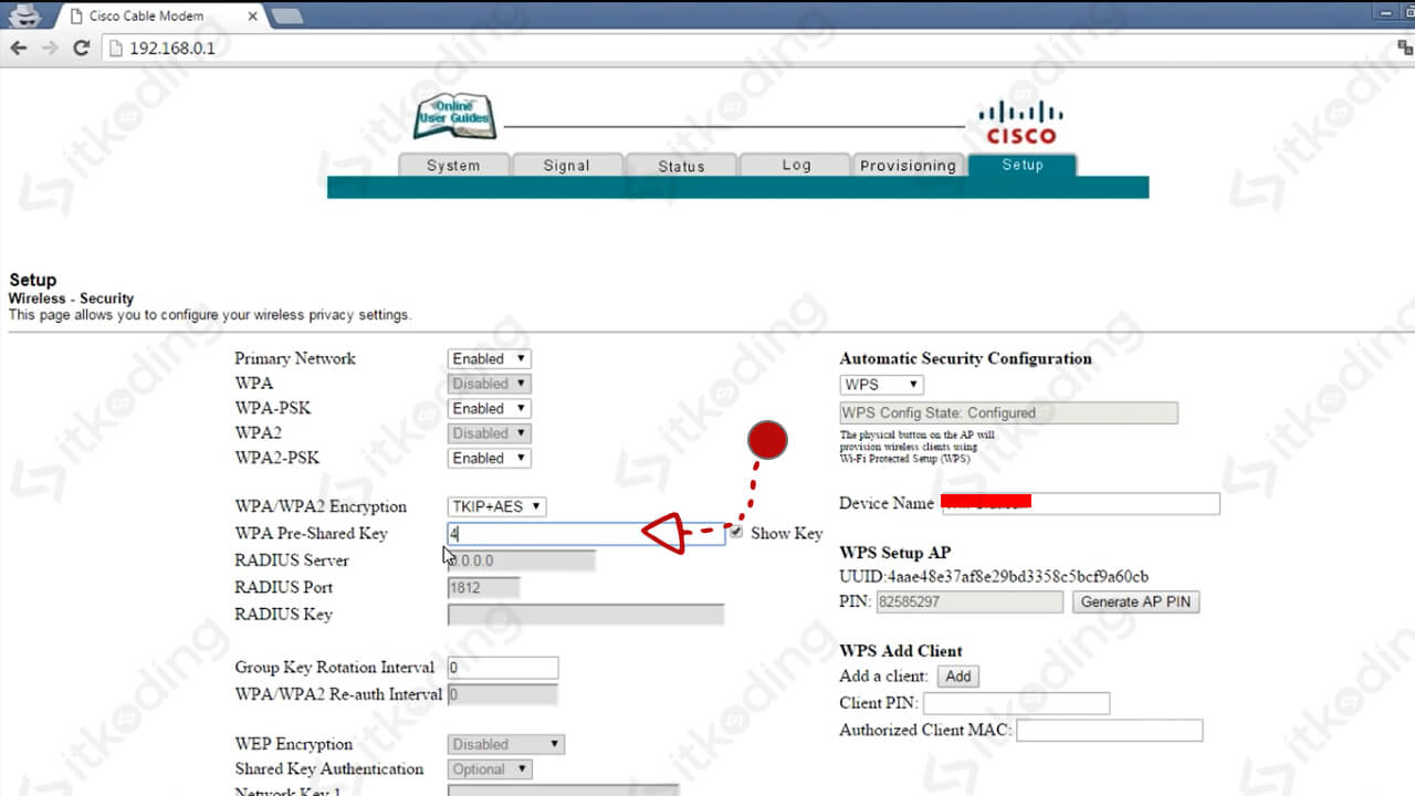 cara setting router wifi cisco first media
